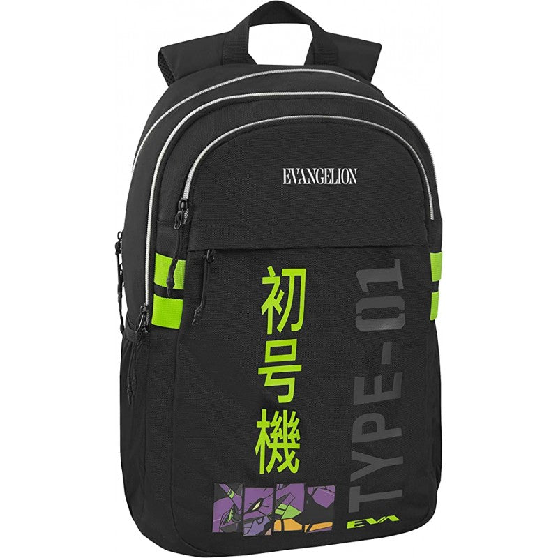 ZAINO ORGANIZZATO 3 ZIP URBAN BACKPACK COMIX ANIME JUJUTSU KAISEN 38X40X20CM BLU NERO SCUOLA E TEMPO LIBERO PANINI ITALY