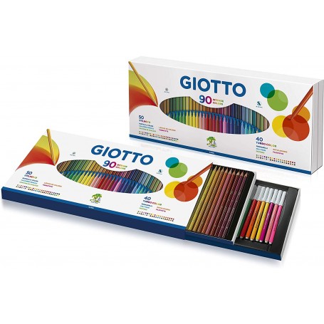 SCATOLA 90 COLORI GIOTTO FILA