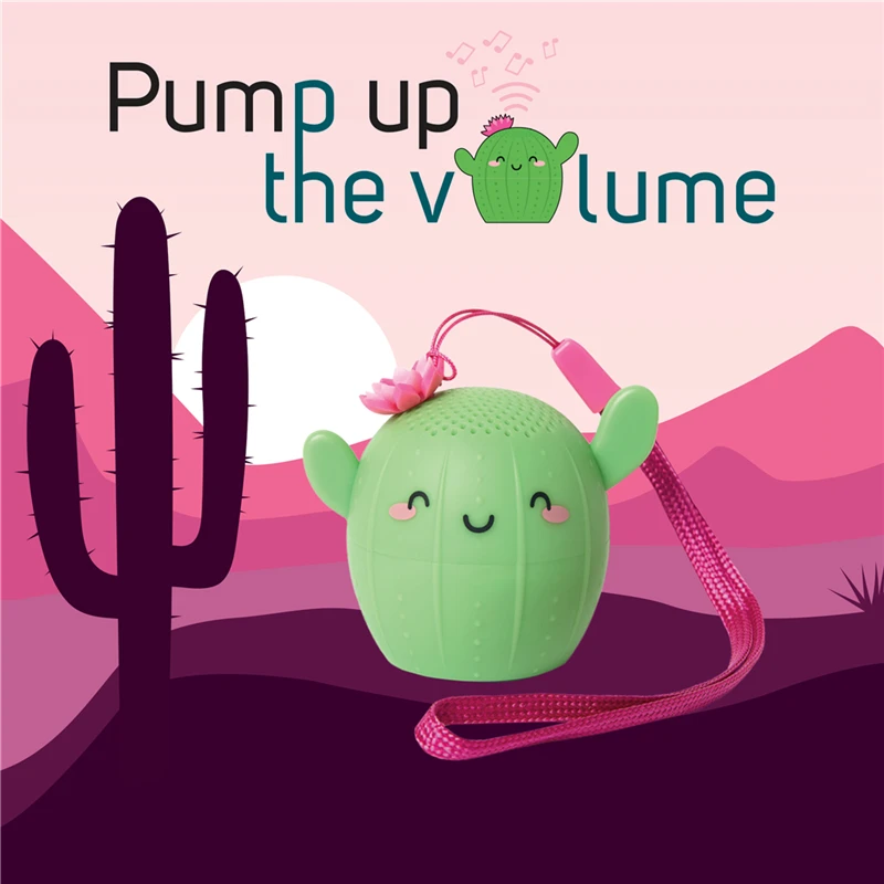 Pump Up The Volume Mini Vivavoce Speaker Lega Cactus | Legami