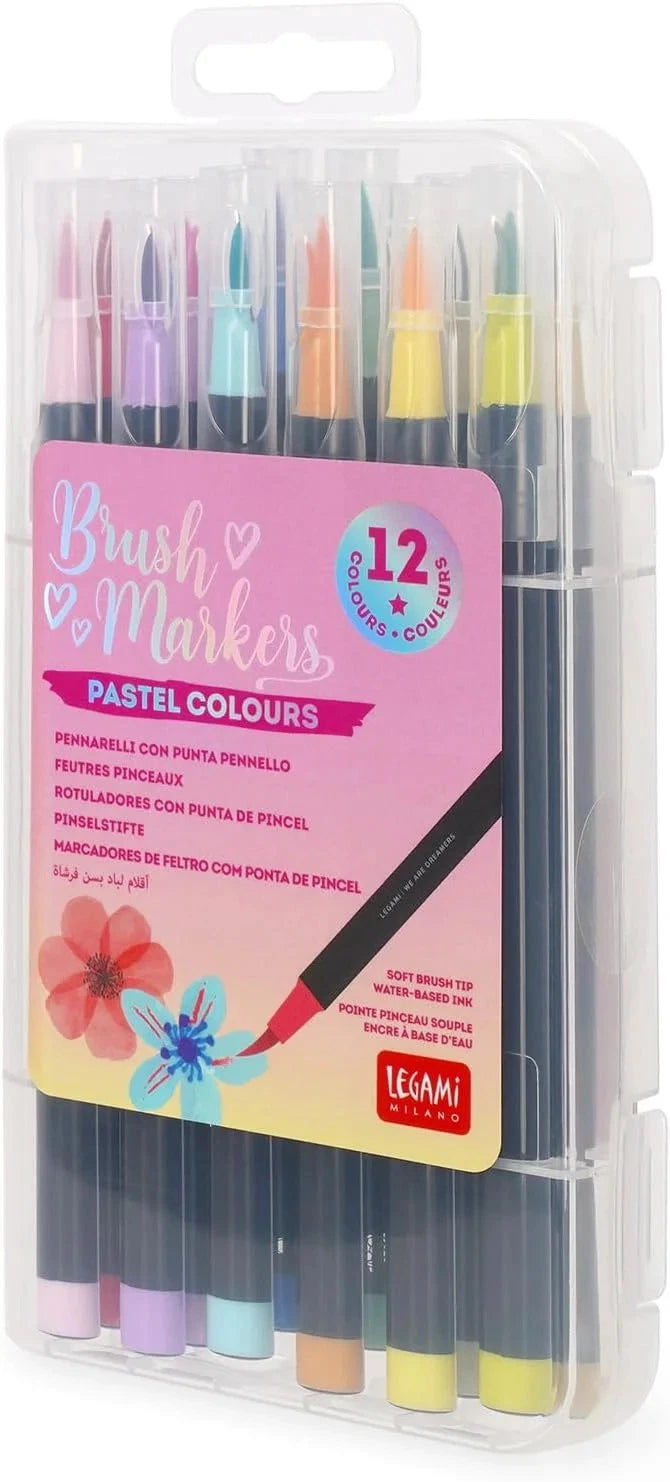 PENNARELLI LEGAMI BRUSH MARKERS PASTEL SET 12PZ