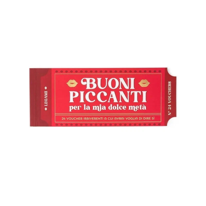 BLOCCHETTO DA 24 VOUCHER PICCANTI LEGAMI