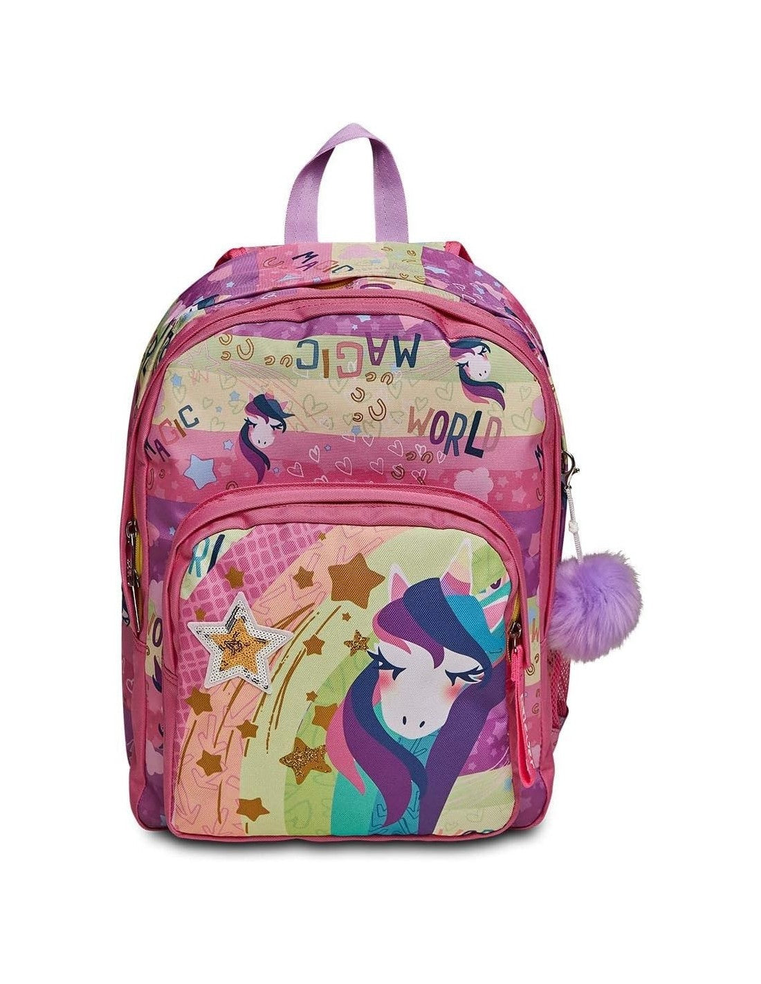 Seven SJ Gang Ever Rayly Girl - Zaino Doppio Scomparto, Scuola Elementare e Media