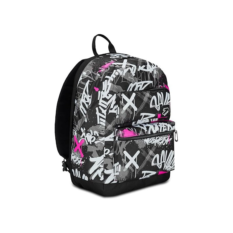 Zaino Reversible New Pockets Grs Earphones Wireless Seven Pink Str, Fluo Fuxia