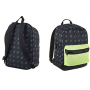 Invicta Pack Net Rise Zaino Scuola Con Tasca Gialla Frontale E Fondo Imbottito Zaino Scuola E Tempo Libero Con Spallacci Imbottiti 31x43x15cm