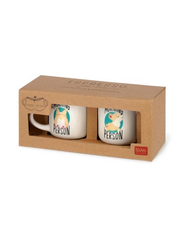 2 TAZZINE DA CAFFE CORGI LEGAMI