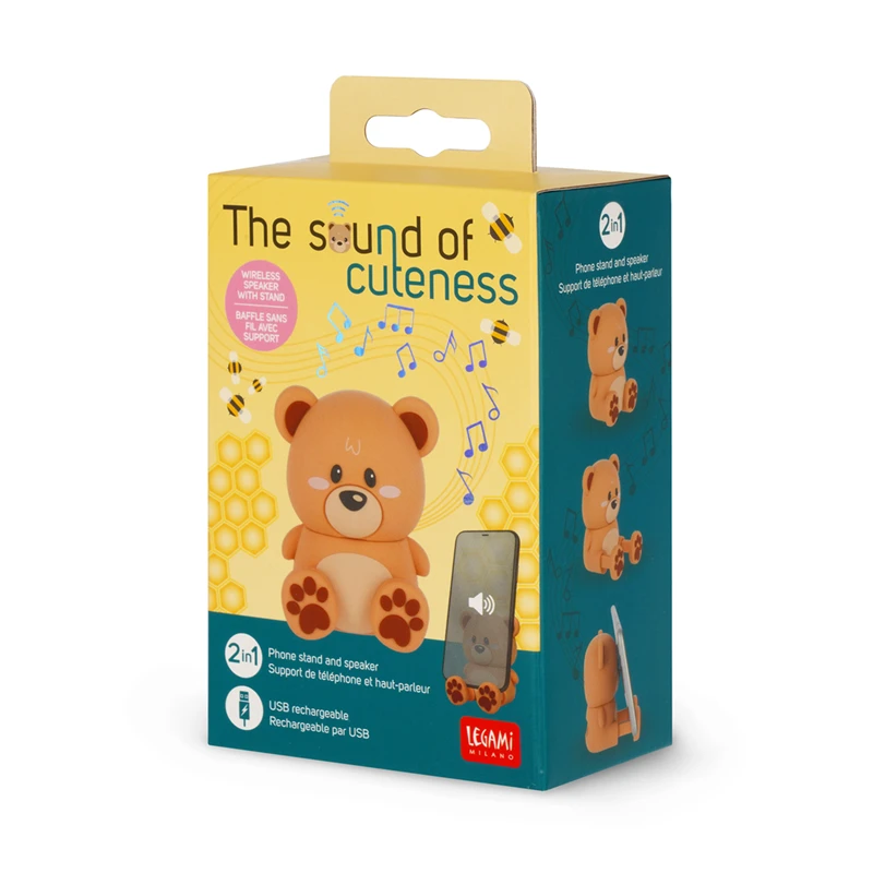 The Sound Of Cuteness - Wireless Speaker Lega Teddy Bear | Legami