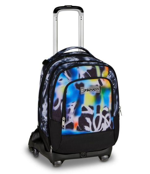 Trolley scuola Seven Jack 8 ruote Detach Buzzy Note Boy