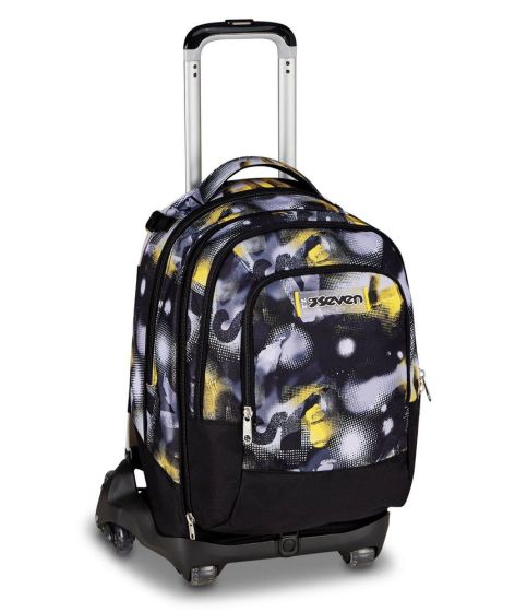 Trolley scuola Seven Jack 8 ruote Detach Golden Paint