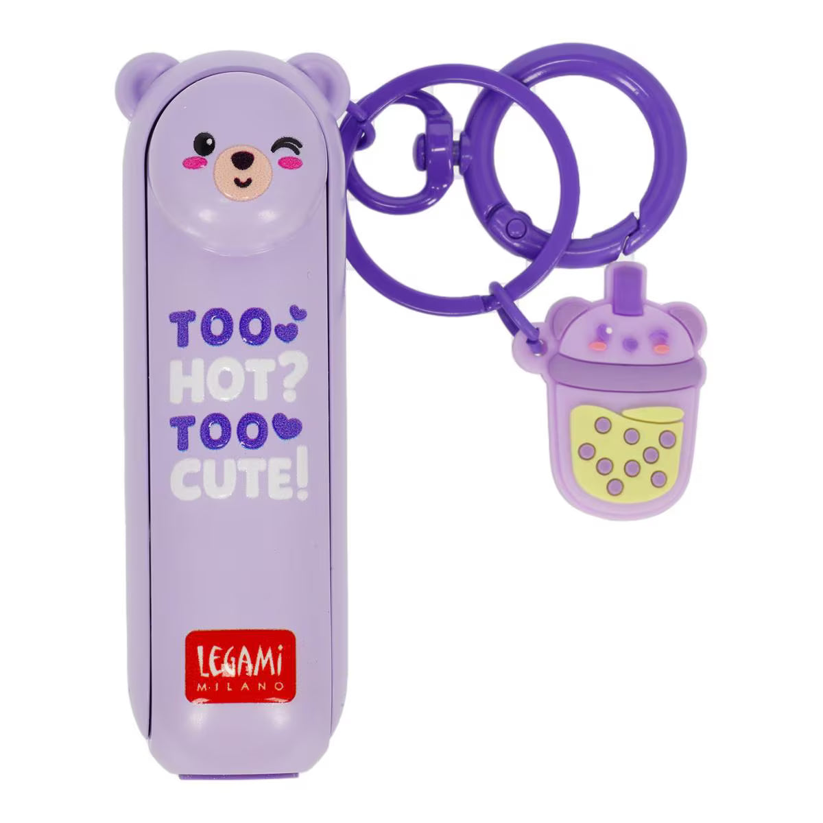 VENTILATORE PORTATILE TEDDY BEAR LILAC