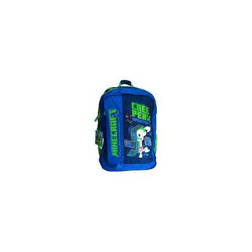 Zaino scolastico organizzato Minecraft Creeper