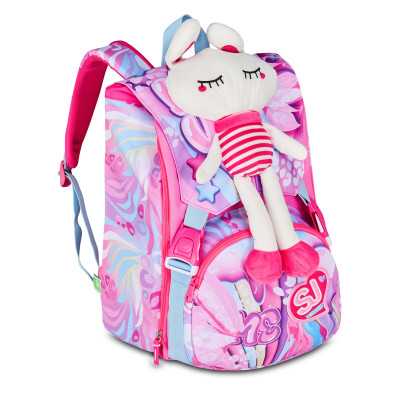 ZAINO SDOPP. BIG PLUSHY RABBIT GIRL